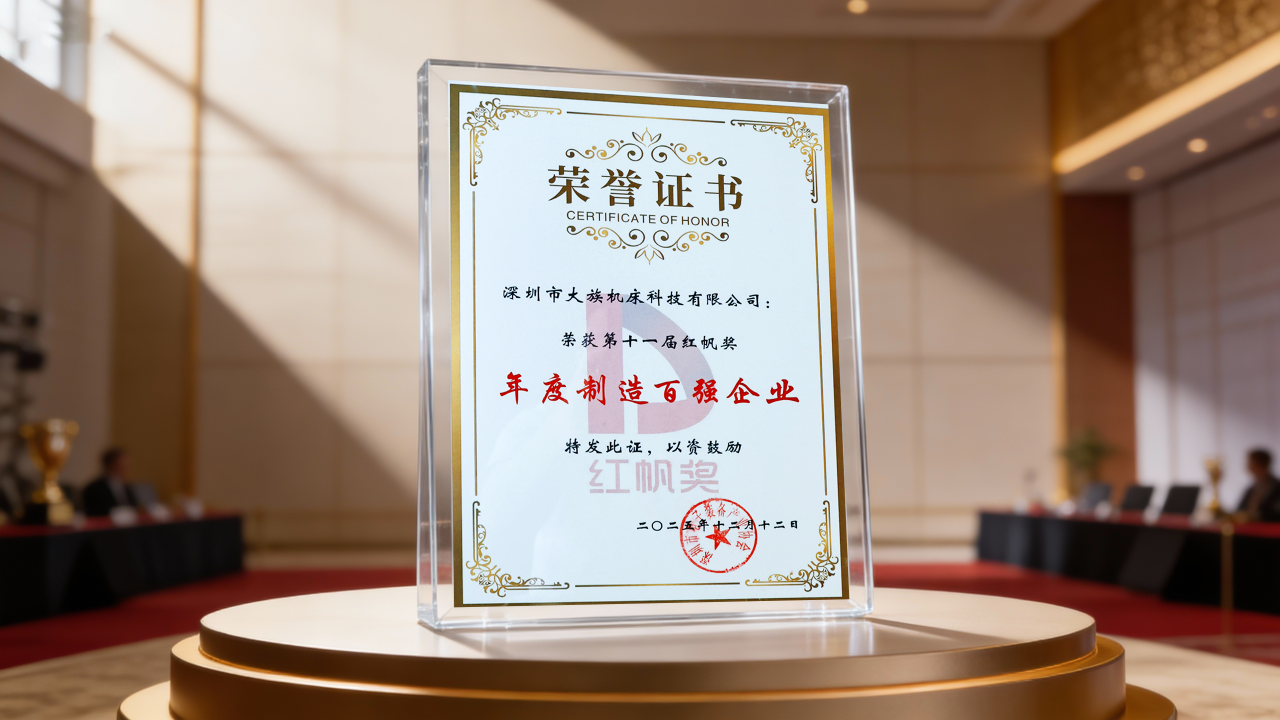 载誉而行！大族机床获评第十一届红帆奖&ldquo;年度制造百强企业&rdquo;
